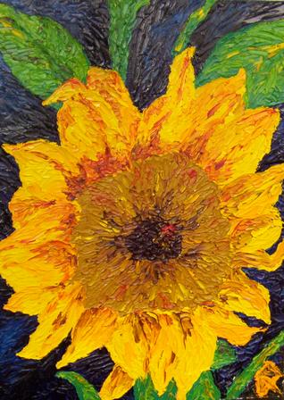 Centered Sunflower
